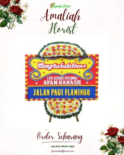Bunga Papan Congratulation di Terban